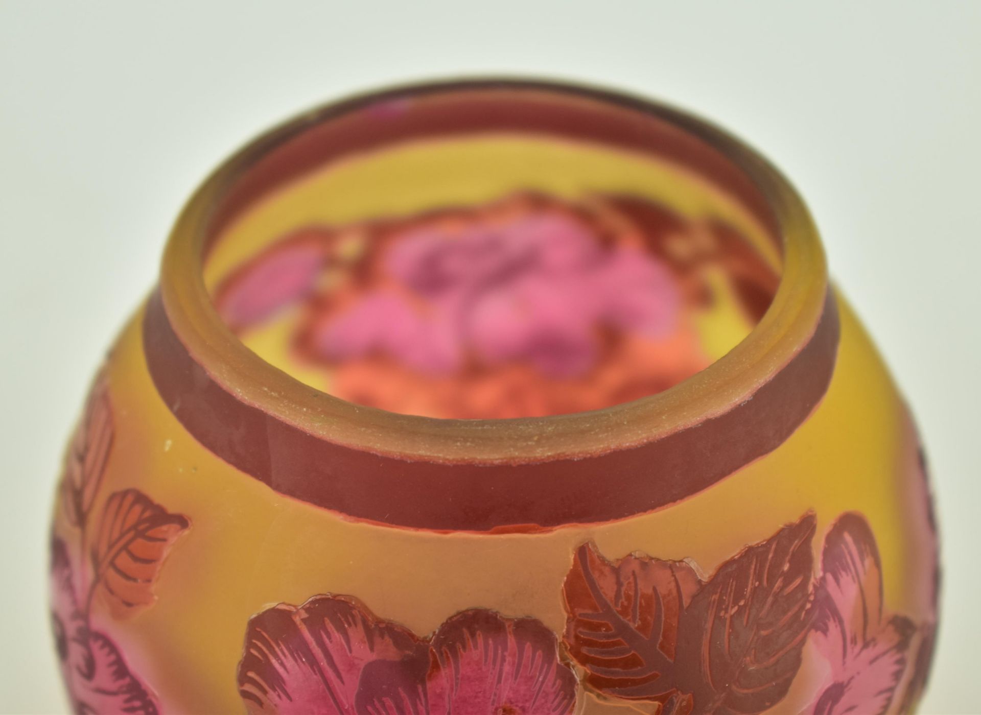 EMILE GALLE - ART NOUVEAU MULTI-LAYERED CAMEO GLASS VASE - Image 3 of 7