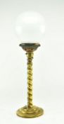 EARLY 20TH CENTURY ART DECO BRASS TABLE LAMP