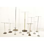 COLLECTION OF 14 EARLY 20TH CENTURY JEWELLERY DISPLAY STANDS
