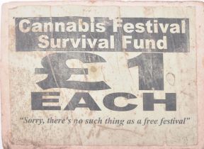 2001 CANNABIS FESTIVAL SURVIVAL FUND POSTER