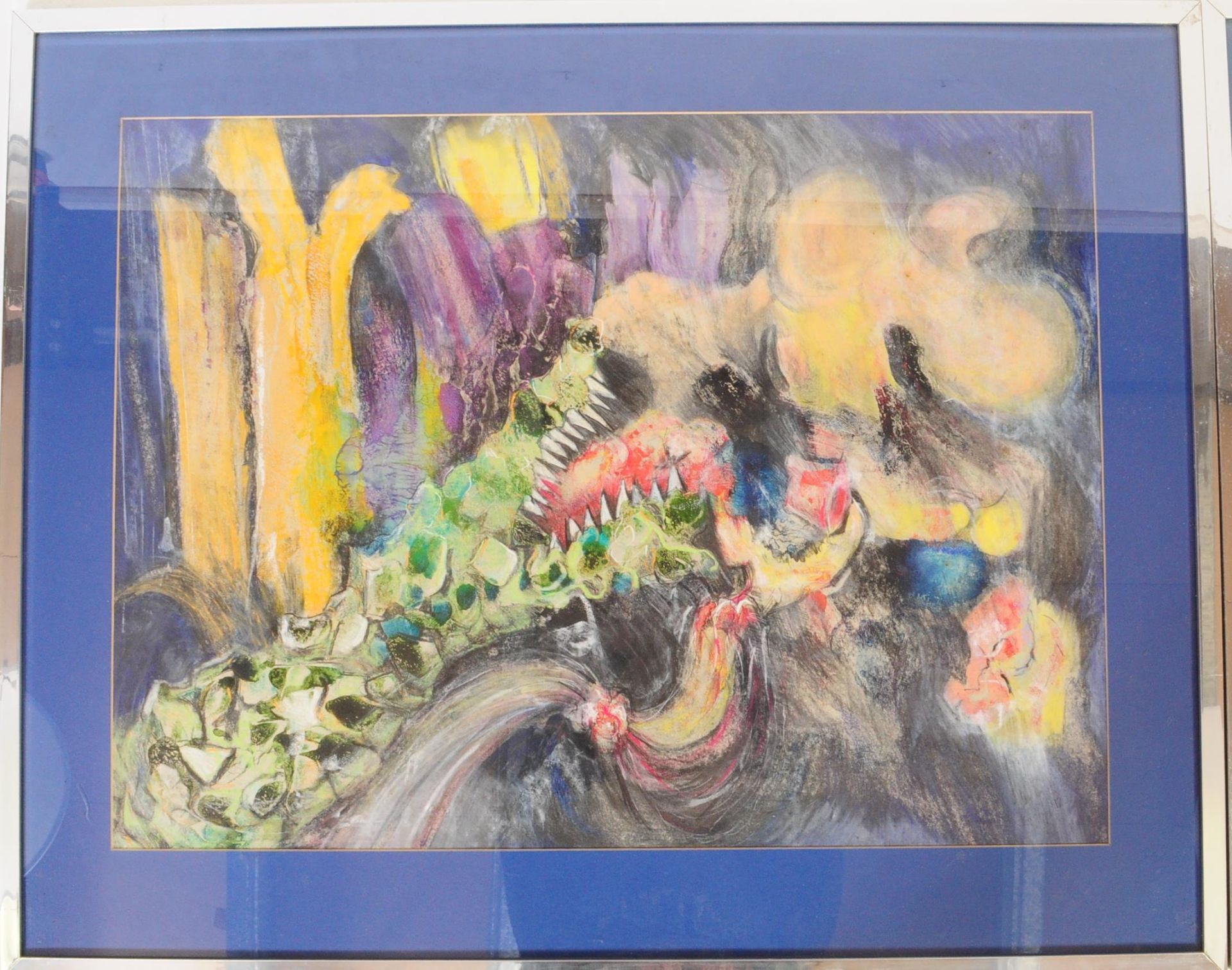 SARAH EASBY (BRISTOL) - PAIR OF 1992 MIXED MEDIA PAINTINGS - Image 3 of 8
