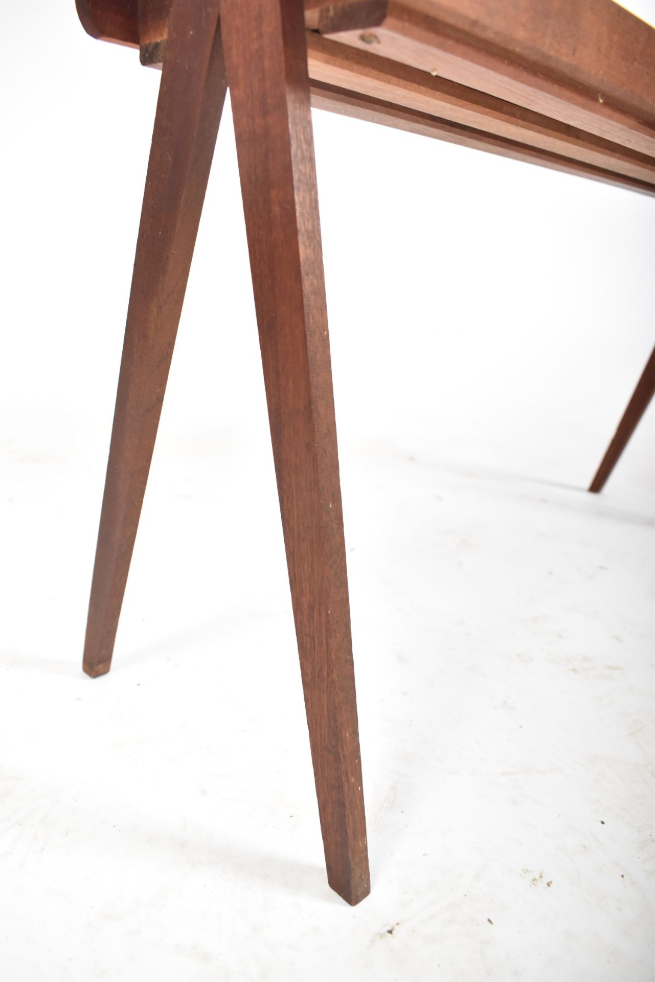 20TH CENTURY VINTAGE TEAK WOOD PLANT STAND - Image 4 of 4