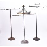 COLLECTION OF THREE EARLY 20TH CENTURY JEWELLERY STANDS