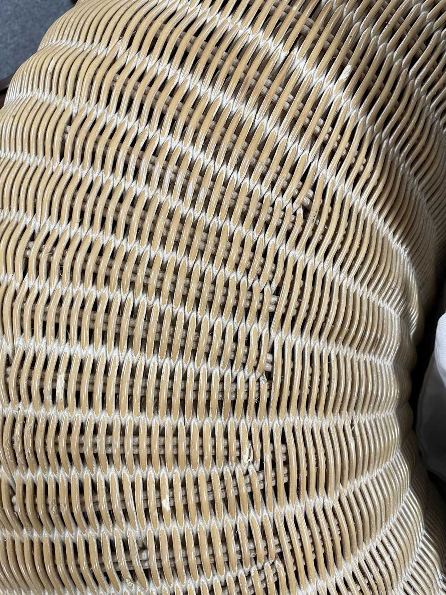 POINT FURNITURE - MODERNIST RATTAN ARMCHAIRS & TABLES - Image 3 of 5
