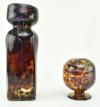 MICHAEL HARRIS FOR MDINA - TWO STUDIO ART GLASS VASES