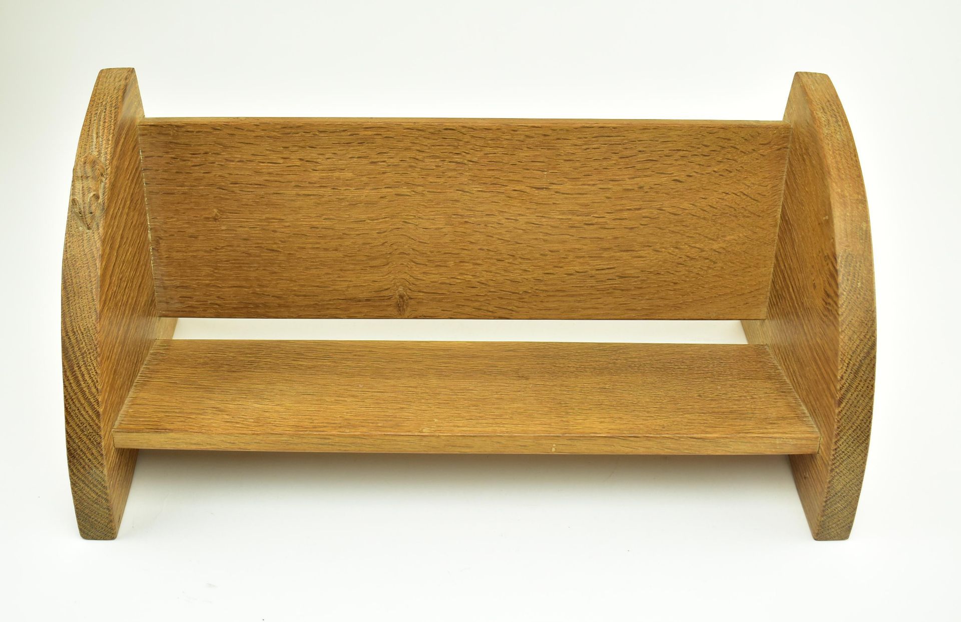 ROBERT MOUSEMAN - 20TH CENTURY OAK BOOK TROUGH - Bild 4 aus 6