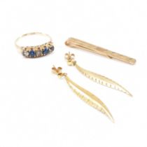 COLLECTION OF GOLD & YELLOW METAL JEWELLERY