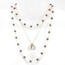 SOPHANIE CULTURED PEARL NECKLACE & SILVER GILT