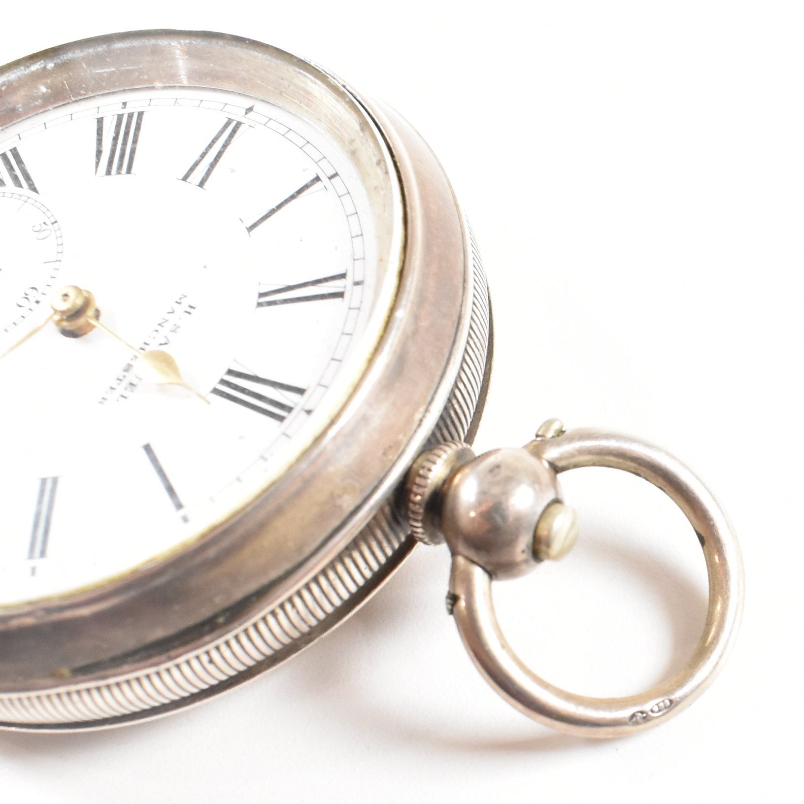 OPEN FACED SILVER 925 H SAMUEL POCKET WATCH - Image 8 of 8