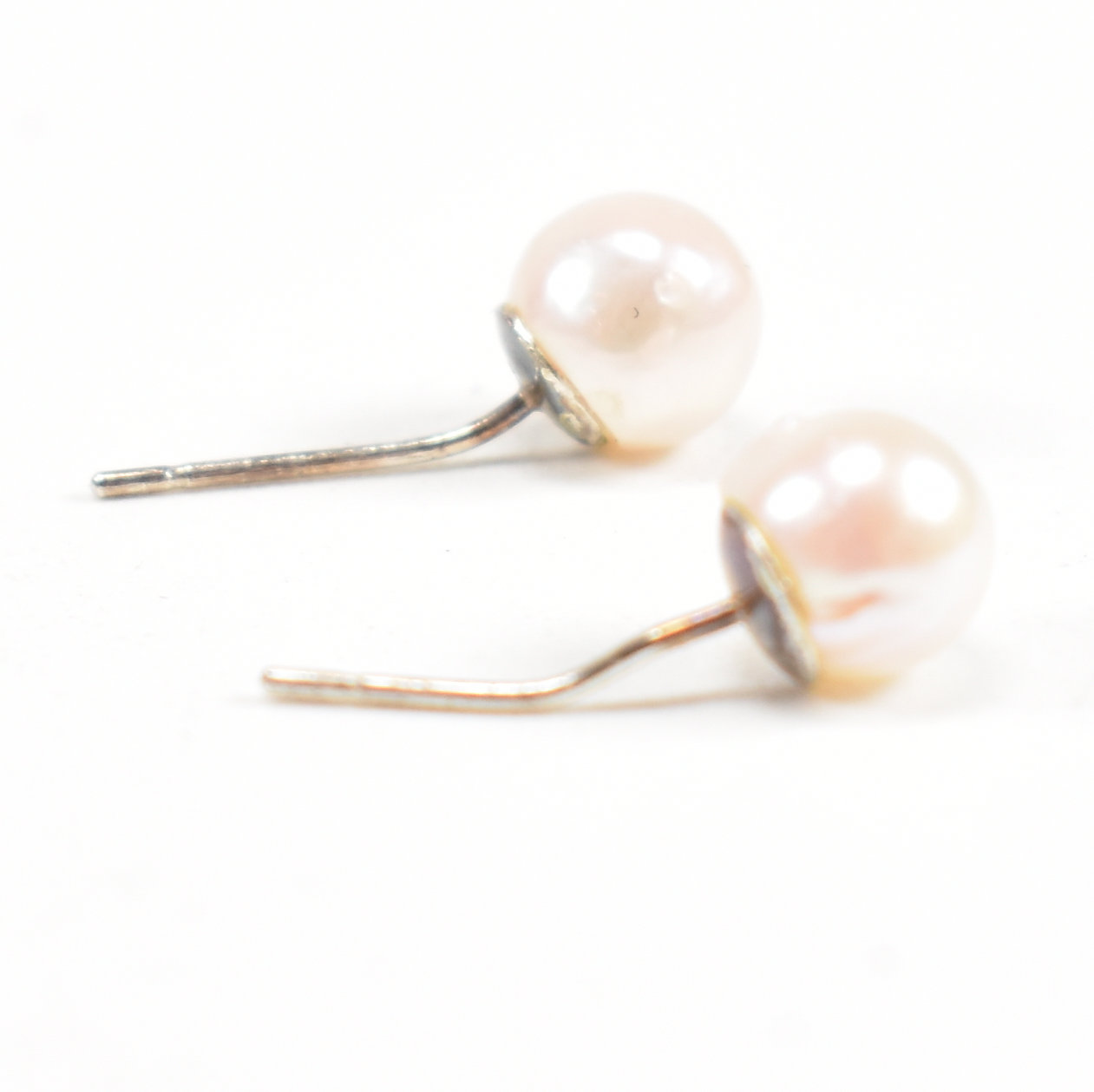 FRESHWATER PEARL & 925 SILVER EARRINGS - Image 5 of 6