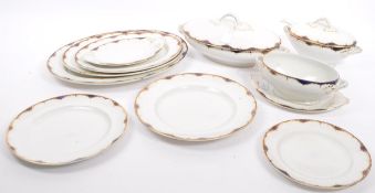 COLLECTION OF COPELAND STYLE TAZZAS & PORCELAIN PLATES