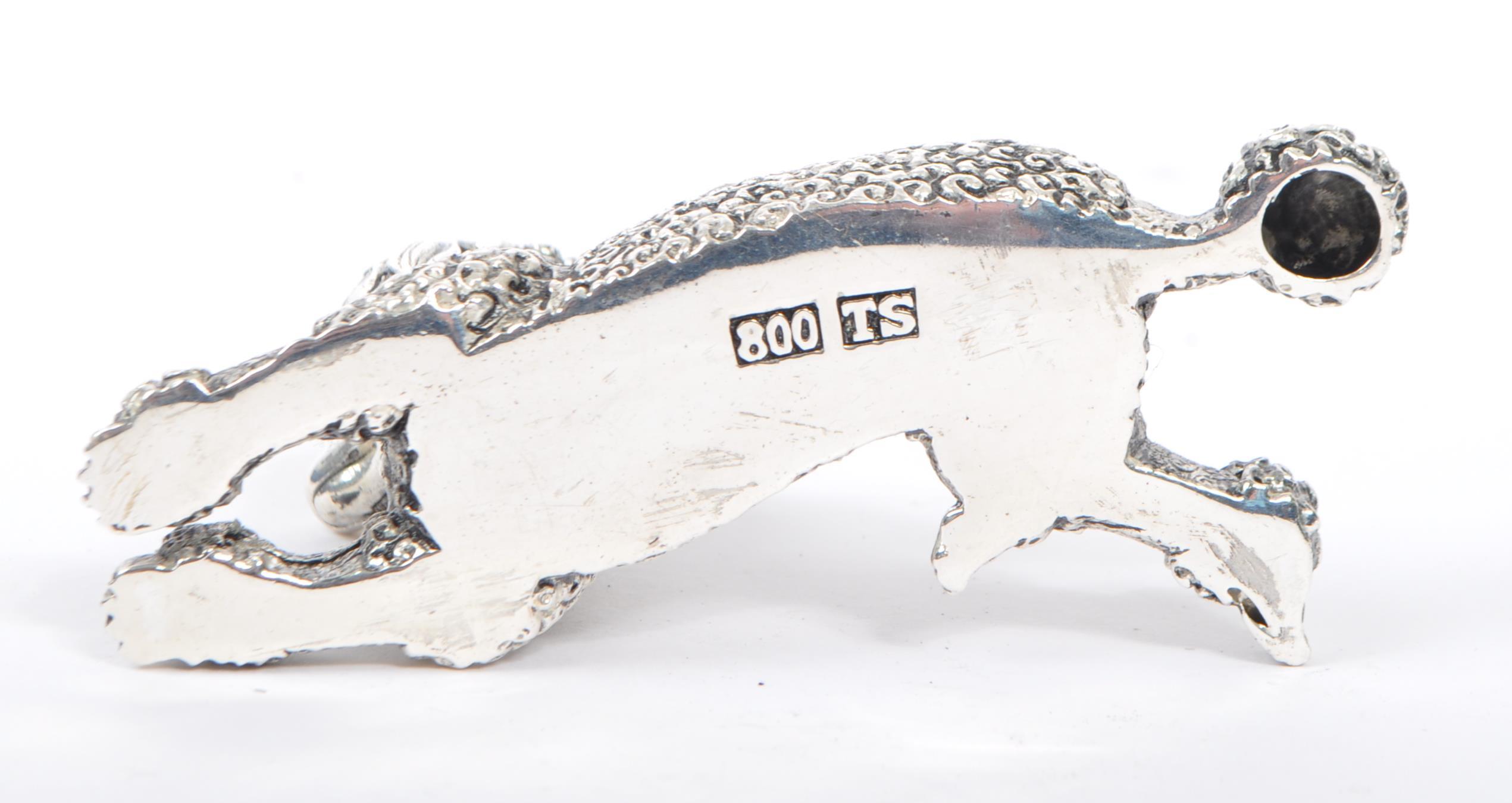 SILVER PLATED POODLE DOG PIN CUSHIONS - Image 4 of 4