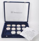 COLLECTION OF WORLD CUP WINNING ENGLAND SILVER PROOF COINS