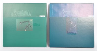 TWO LONG PLAY 33 RPM MO WAX LIMITED EDITION VINYL RECORD ALBUMS