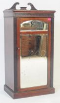 LATE VICTORIAN 19TH CENTURY MAHOGANY PIER CUPBOARD CABINET