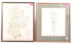 1806 19TH CENTURY LAURIE & WHITTLE BRITISH MAP WITH ANOTHER