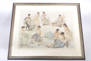 MID 20TH CENTURY RUSSELL FLINT SIGNED PRINT