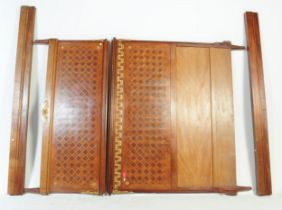 FRENCH 19TH CENTURY MARQUETRY EMPIRE STYLE KING BED