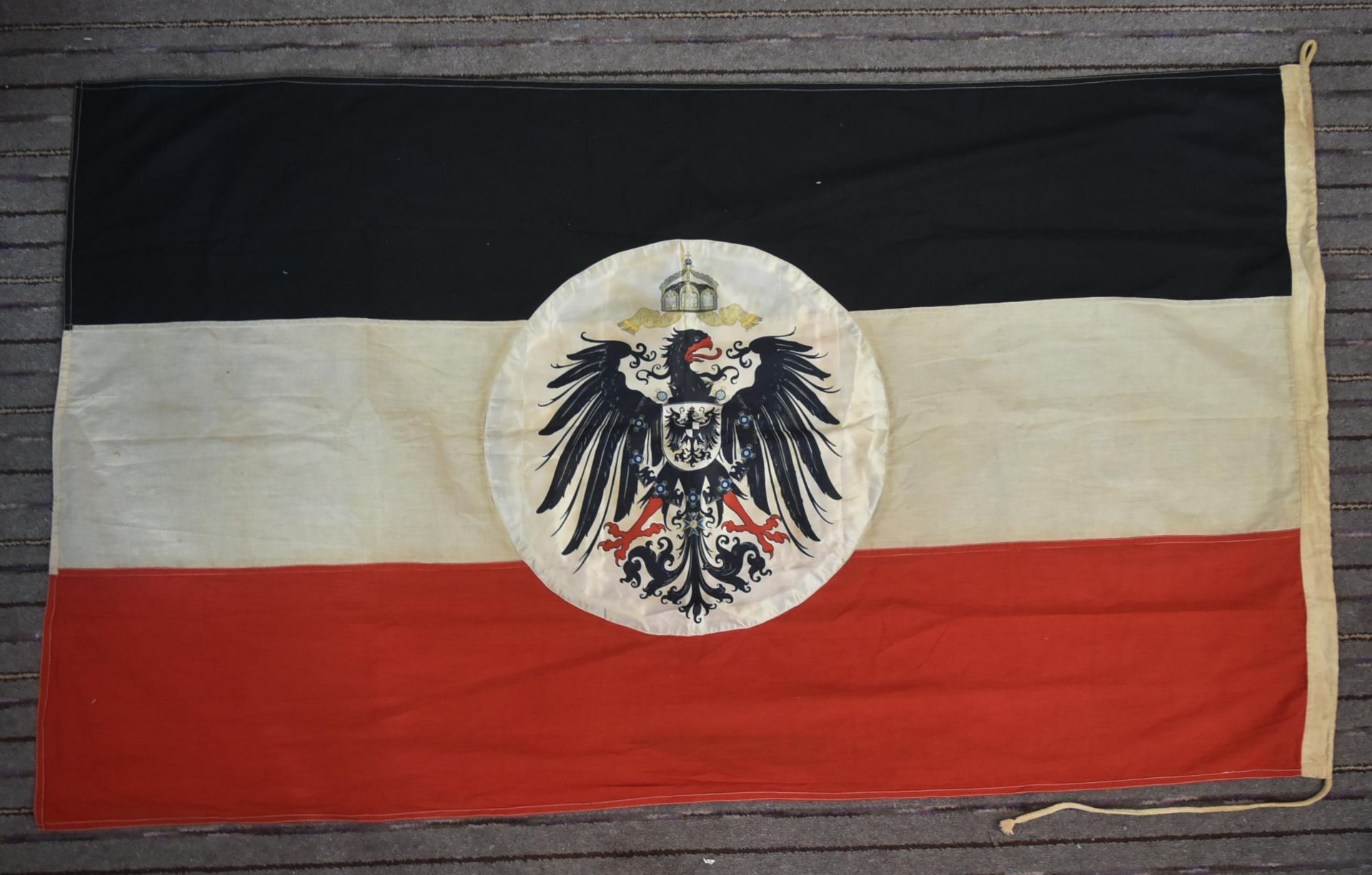 WWI FIRST WORLD WAR IMPERIAL GERMAN EMPIRE COLONIAL WAR FLAG - Bild 5 aus 5