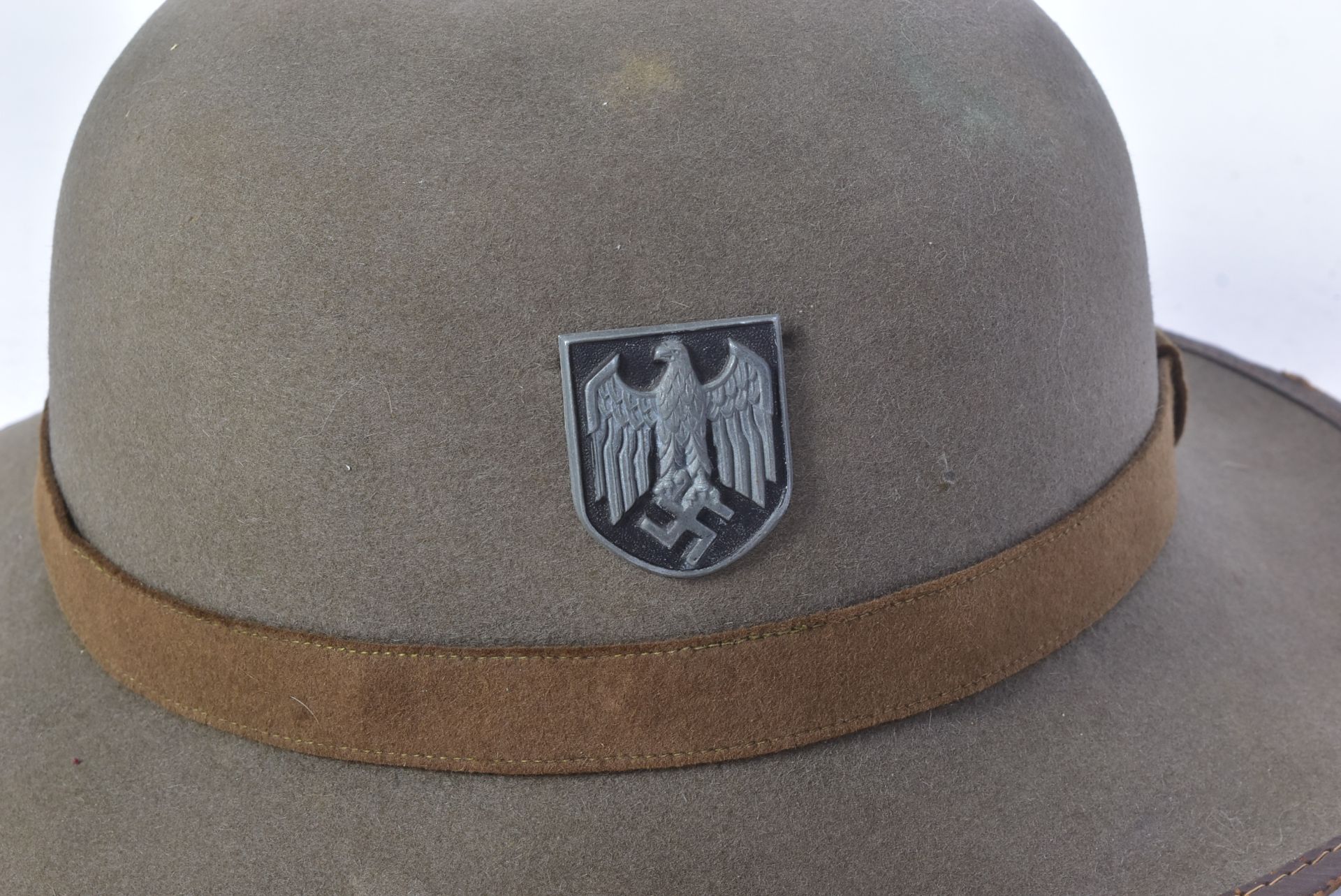 WWII SECOND WORLD WAR GERMAN AFRICA CORPS PITH HELMET - Bild 3 aus 6