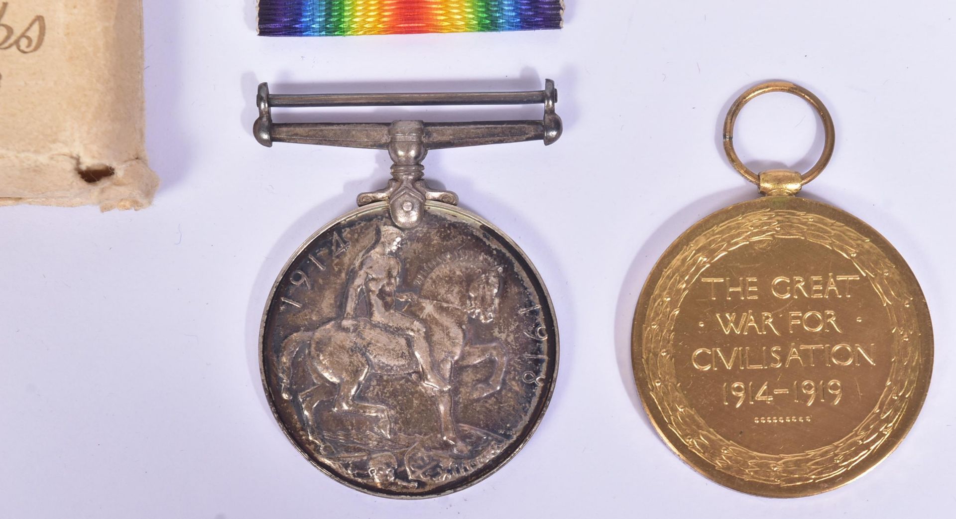 WWI FIRST WORLD WAR MEDAL PAIR - LABOUR CORPS - Bild 2 aus 5