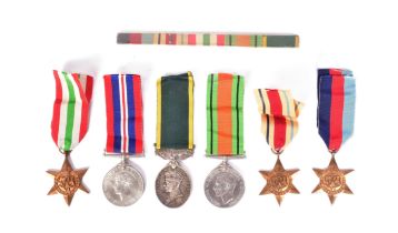 WWII SECOND WORLD WAR MEDAL GROUP - R. E. M. E