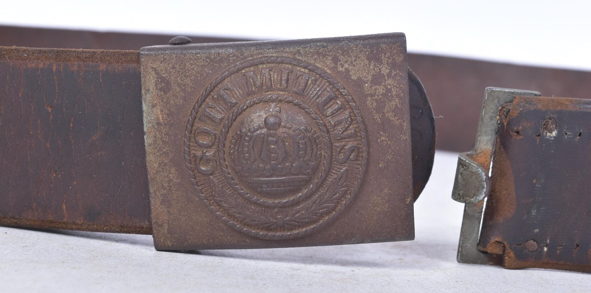WWI FIRST WORLD WAR IMPERIAL GERMAN ARMY INFANTRY BELT - Image 2 of 4