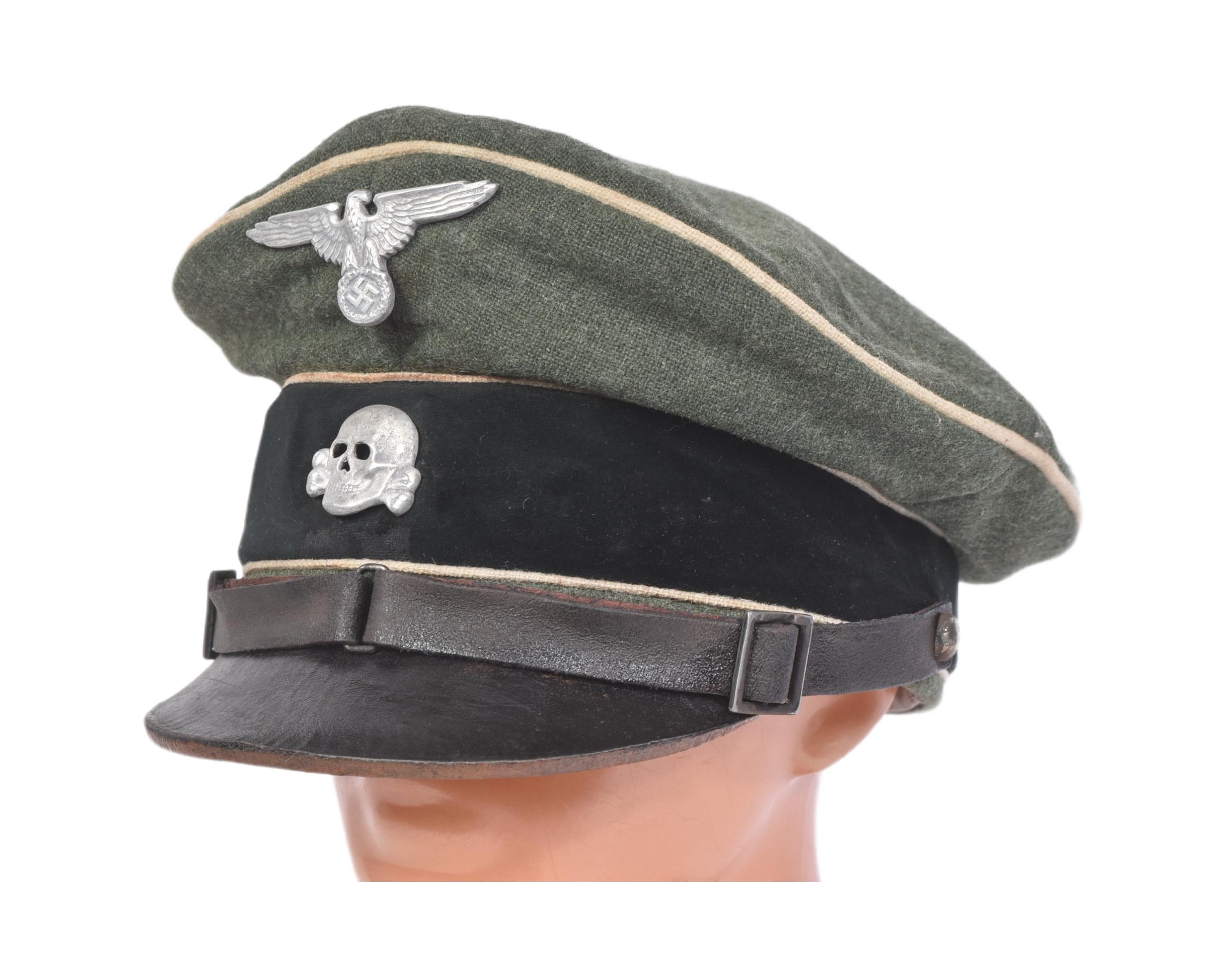 WWII SECOND WORLD WAR GERMAN WAFFEN SS CAP