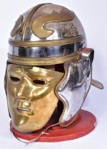 REENACTMENT ROMAN GLADIATOR HELMET