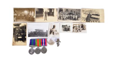WWII SECOND WORLD WAR MEDAL GROUP & EFFECTS