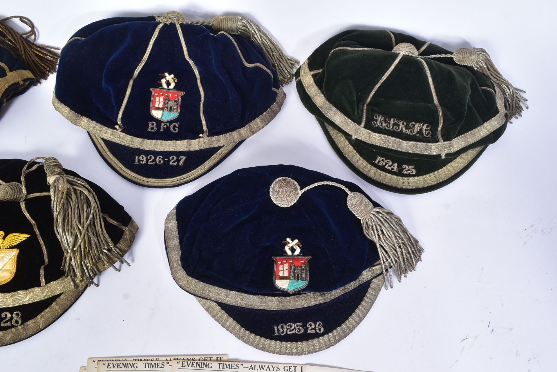 RUGBY - ORIGINAL 1920S RUGBY FOOTBALL CAPS FOR TERRY BABINGTON - Bild 3 aus 7