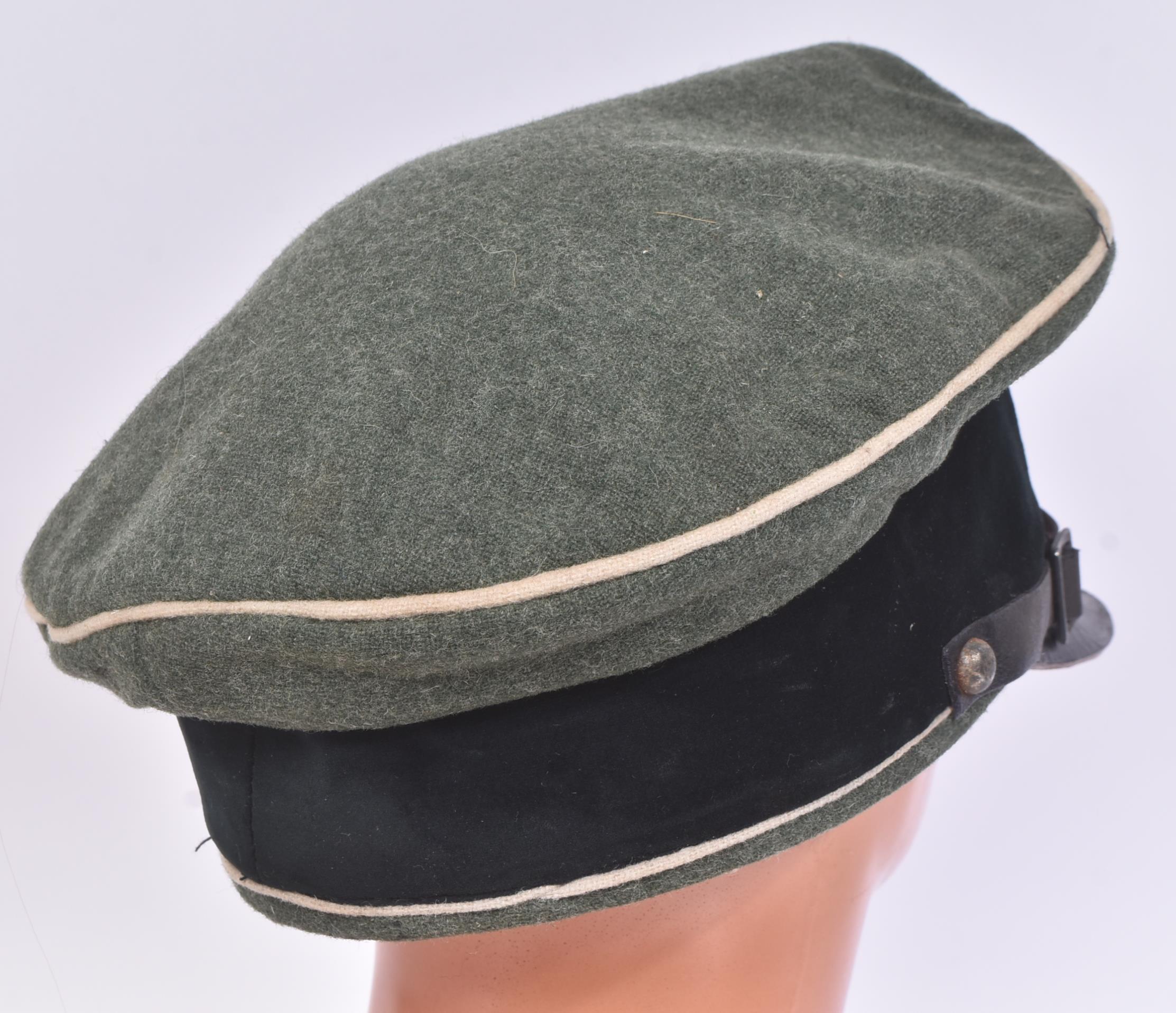 WWII SECOND WORLD WAR GERMAN WAFFEN SS CAP - Image 4 of 5