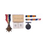 WWI FIRST WORLD WAR MEDALS - SOMERSET LIGHT INFANTRY