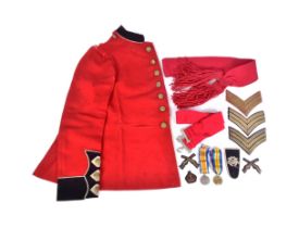 ROYAL MARINES LIGHT INFANTRY - WWI MEDALS & UNIFORM ITEMS