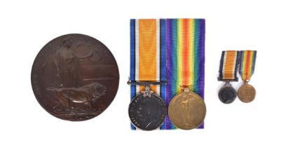 WWI MEDAL PAIR - GUNNER IN THE ROYAL ARTILLERY