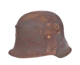 WWI FIRST WORLD WAR GERMAN M17 CAMO PATTERN HELMET