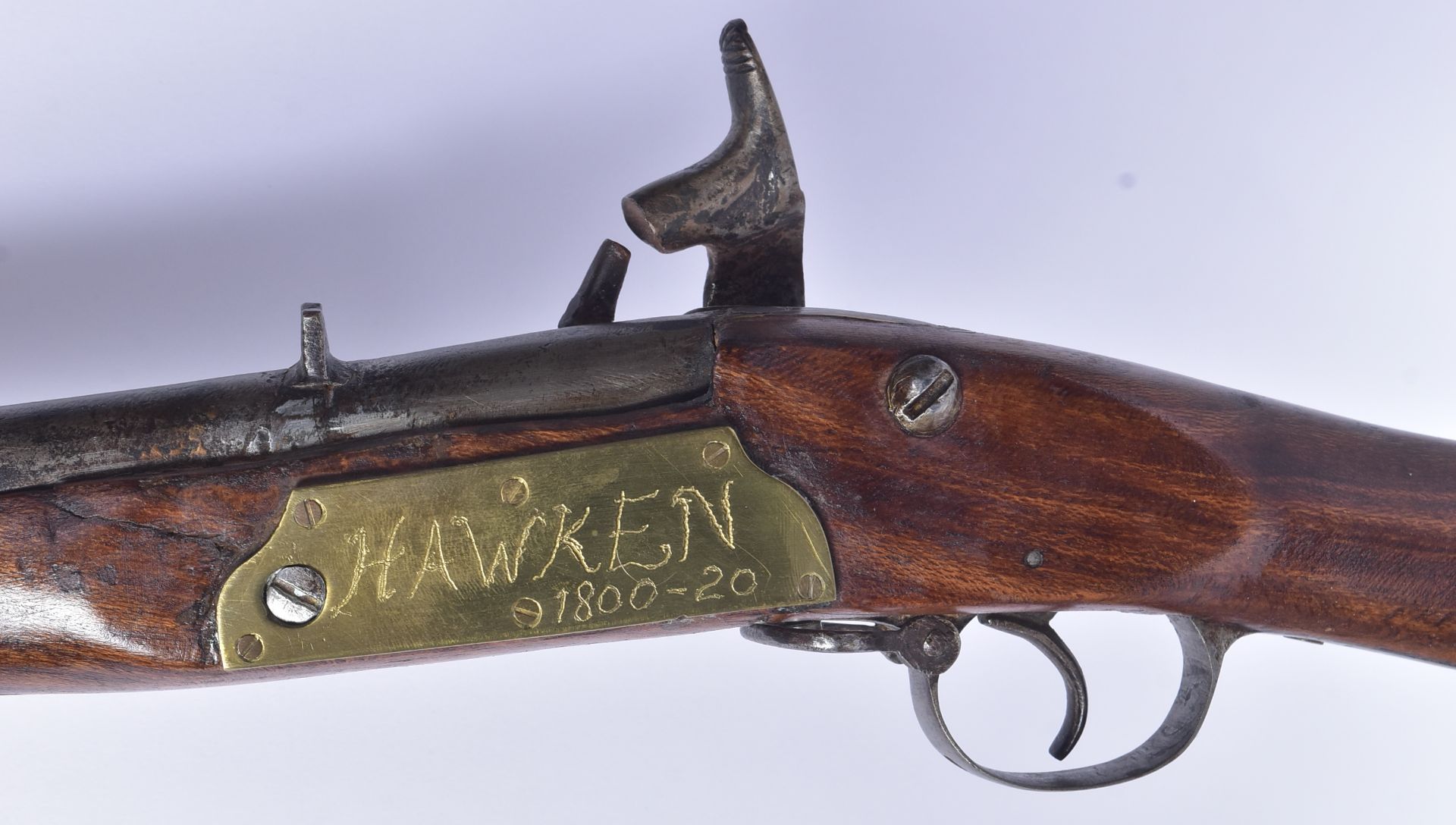 19TH CENTURY US UNITED STATES HAWKEN RIFLE - Bild 3 aus 7