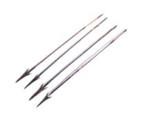 COLLECTION OF X4 AFRICAN HUNTING ARROWS