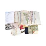 COLLECTION OF WWII SECOND WORLD WAR RAF MAPS