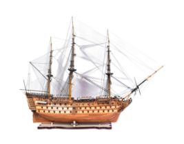 HMS VICTORY - MUSEUM QUALITY SCRATCH BUILT WOODEN MODEL