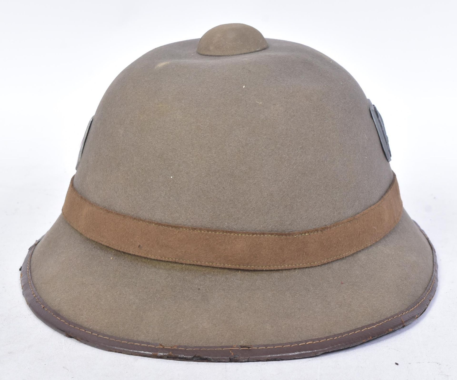 WWII SECOND WORLD WAR GERMAN AFRICA CORPS PITH HELMET - Bild 2 aus 6