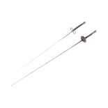 TWO 19TH CENTURY RAPIER STYLE SWORDS