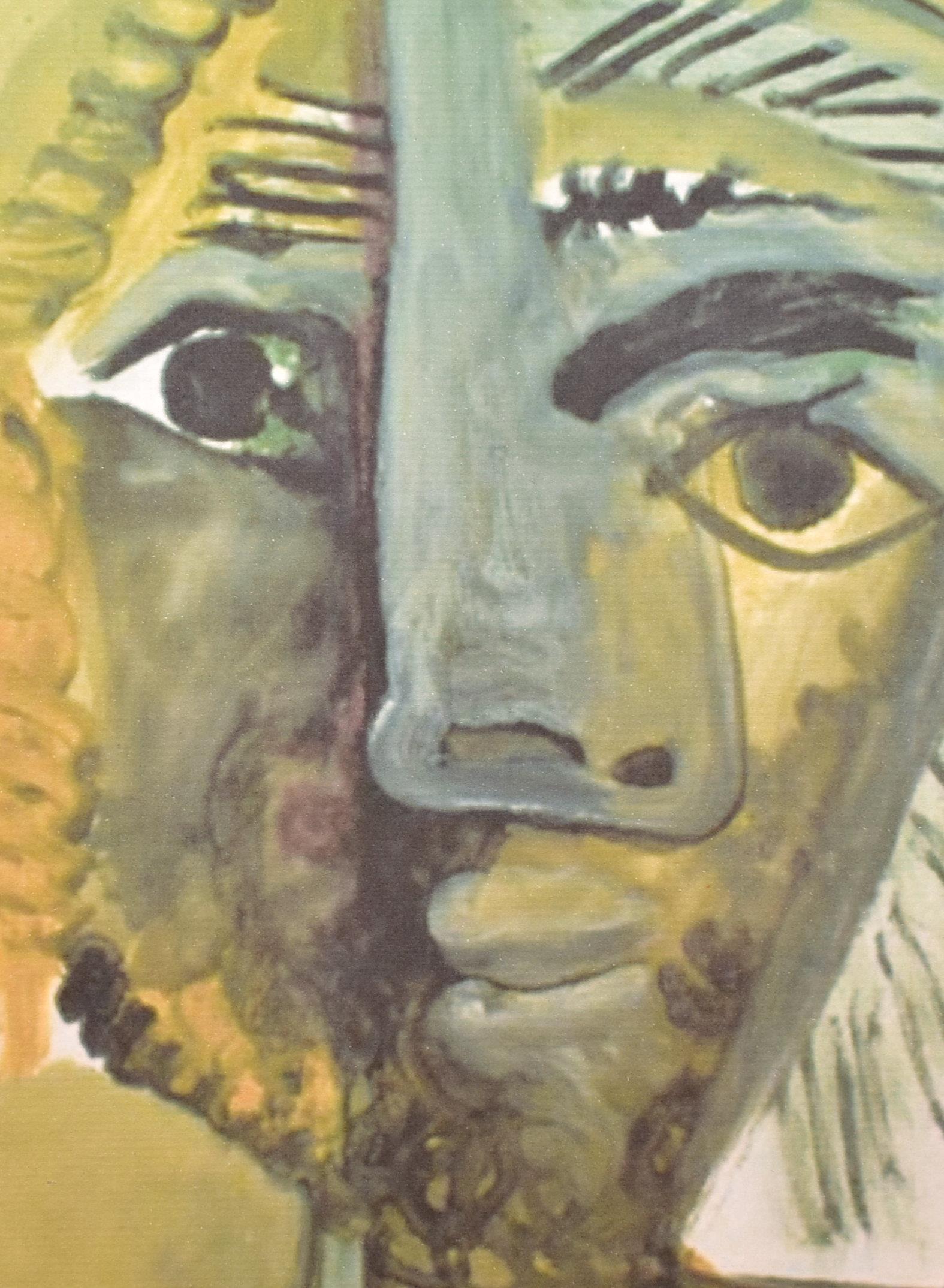 PABLO PICASSO (1881 - 1973) - TETE D'HOMME - 1971 - Image 3 of 5