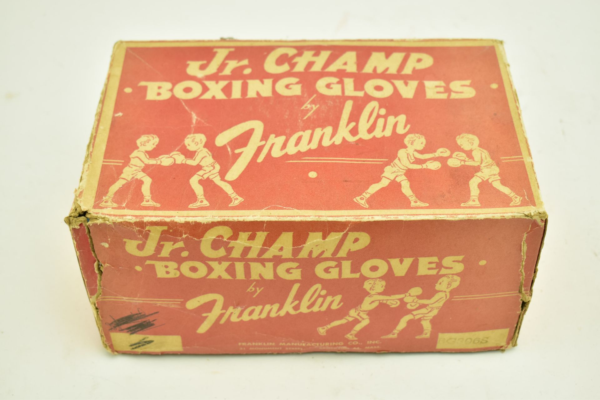 FRANKLIN - 1940S PAIR OF CHAMP BOXING GLOVES IN ORIGINAL BOX - Image 8 of 8