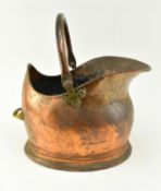 VICTORIAN ARTS AND CRAFTS STYLE COPPER COAT BUCKET
