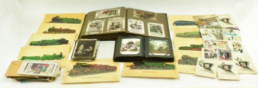 COLLECTION OF SOUVENIR POSTCARDS & GREETINGS CARDS