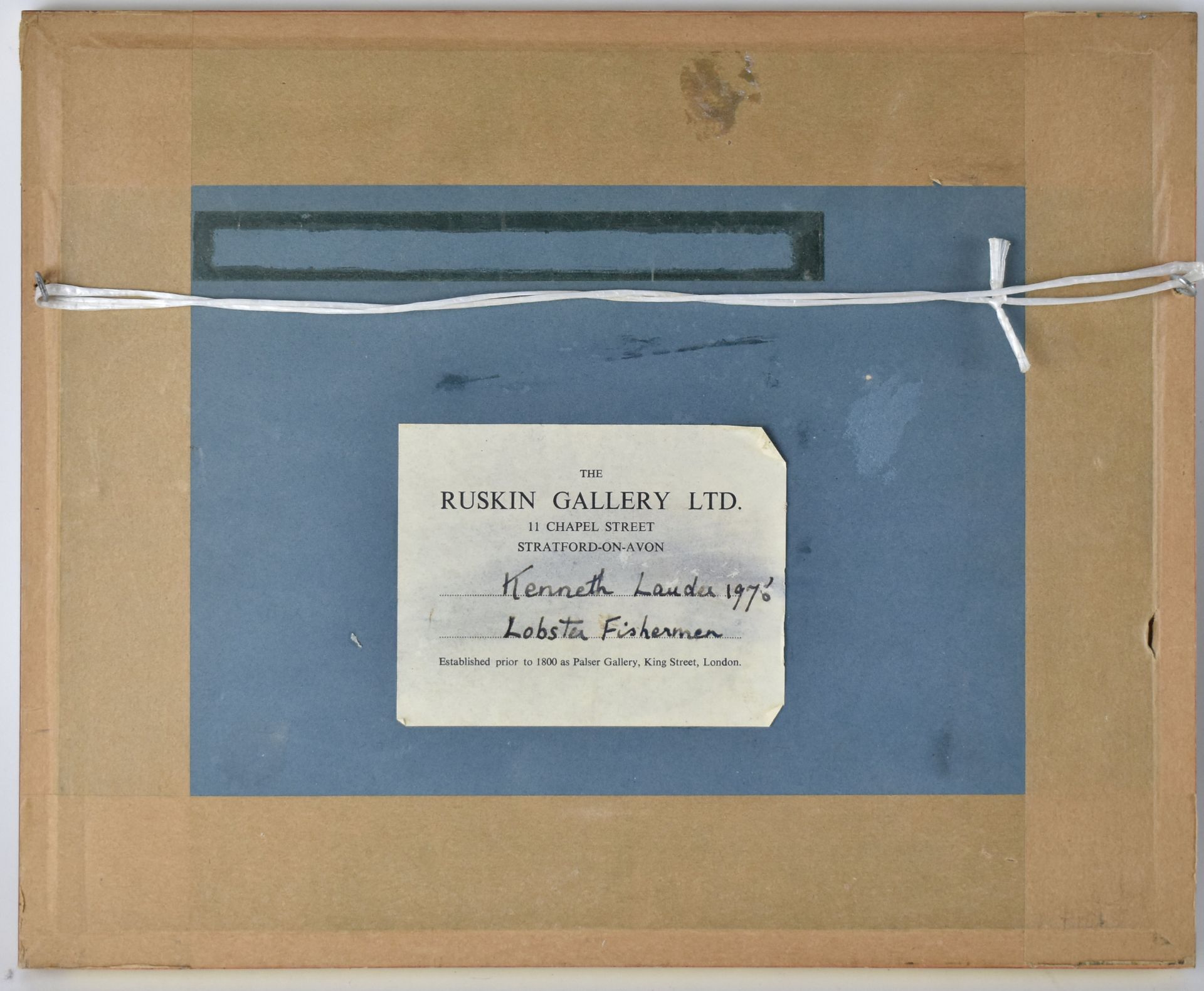 KENNETH LAUDER - TWO 20TH CENTURY WATERCOLOUR PAINTINGS - Image 4 of 5
