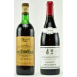 TWO BOTTLES OF FRENCH RED WINE