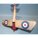 John Jenkins Designs, "Knights of the Skies", BGC25 Morane-Saulnier Type-N crashed, 20.5cm, (boxed).