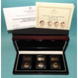 The London Mint Office, 2016 issued 'Year of the Three Kings Anniversary Sovereign Set',